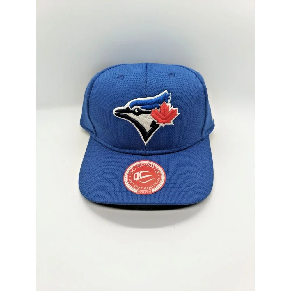 Toronto Blue Jays Blue Baseball Cap OC Sports Team MLB Adjustable Hat Youth